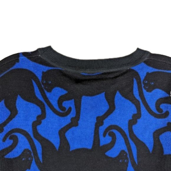 Jean-Charles de Castelbajac Paris Tiger print bodycon Sweater Dress Size S NWT! - Picture 4 of 12